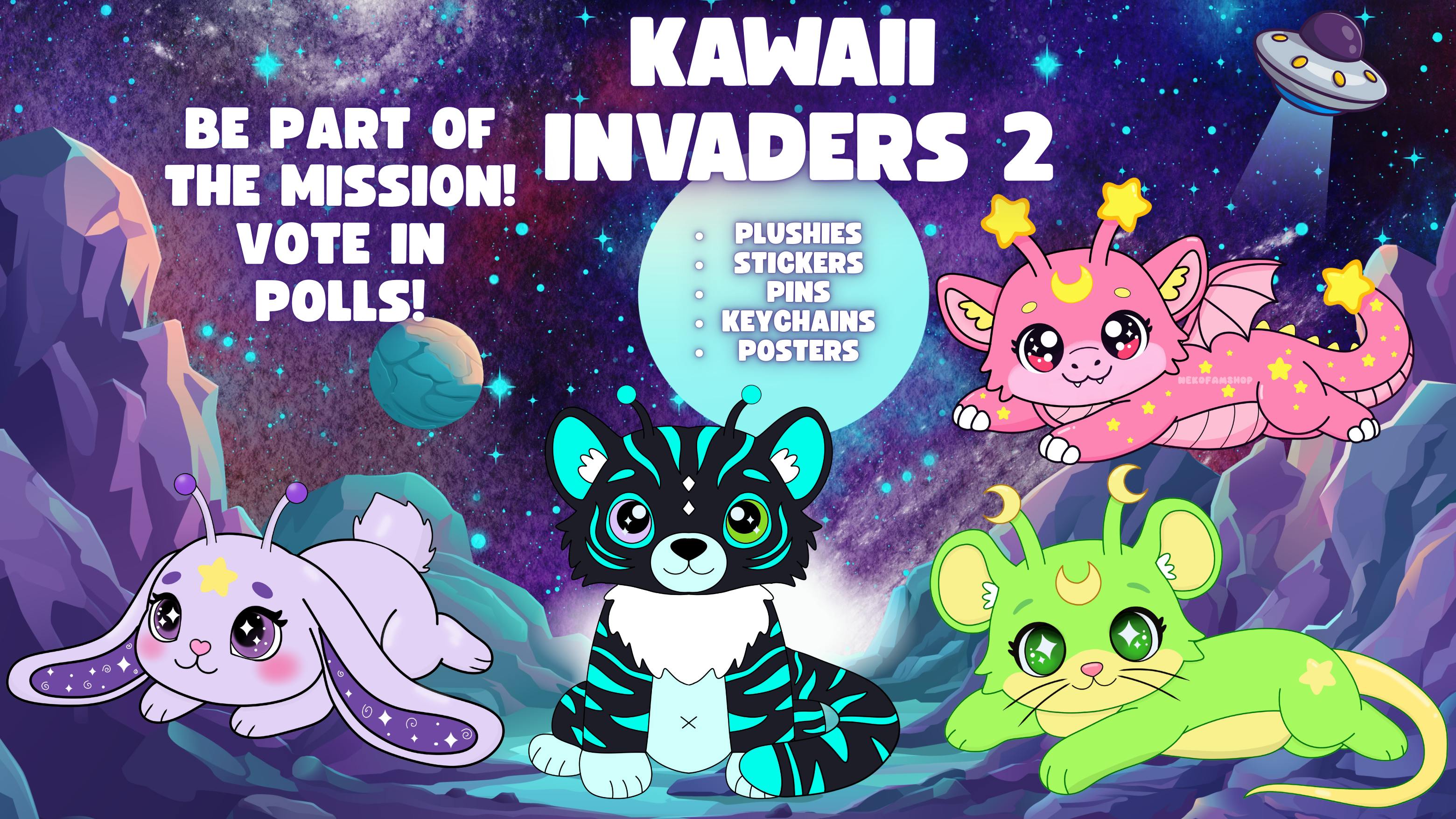 Launch Party | Kawaii Invaders Series 2 - BackerKit