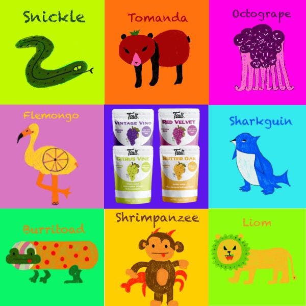 8x Mash-Up Friends Pins + 4x Tsalt Seasonings