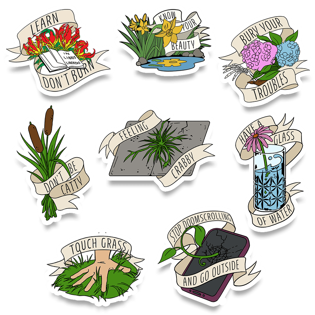 Complete Set of Stickers (8)