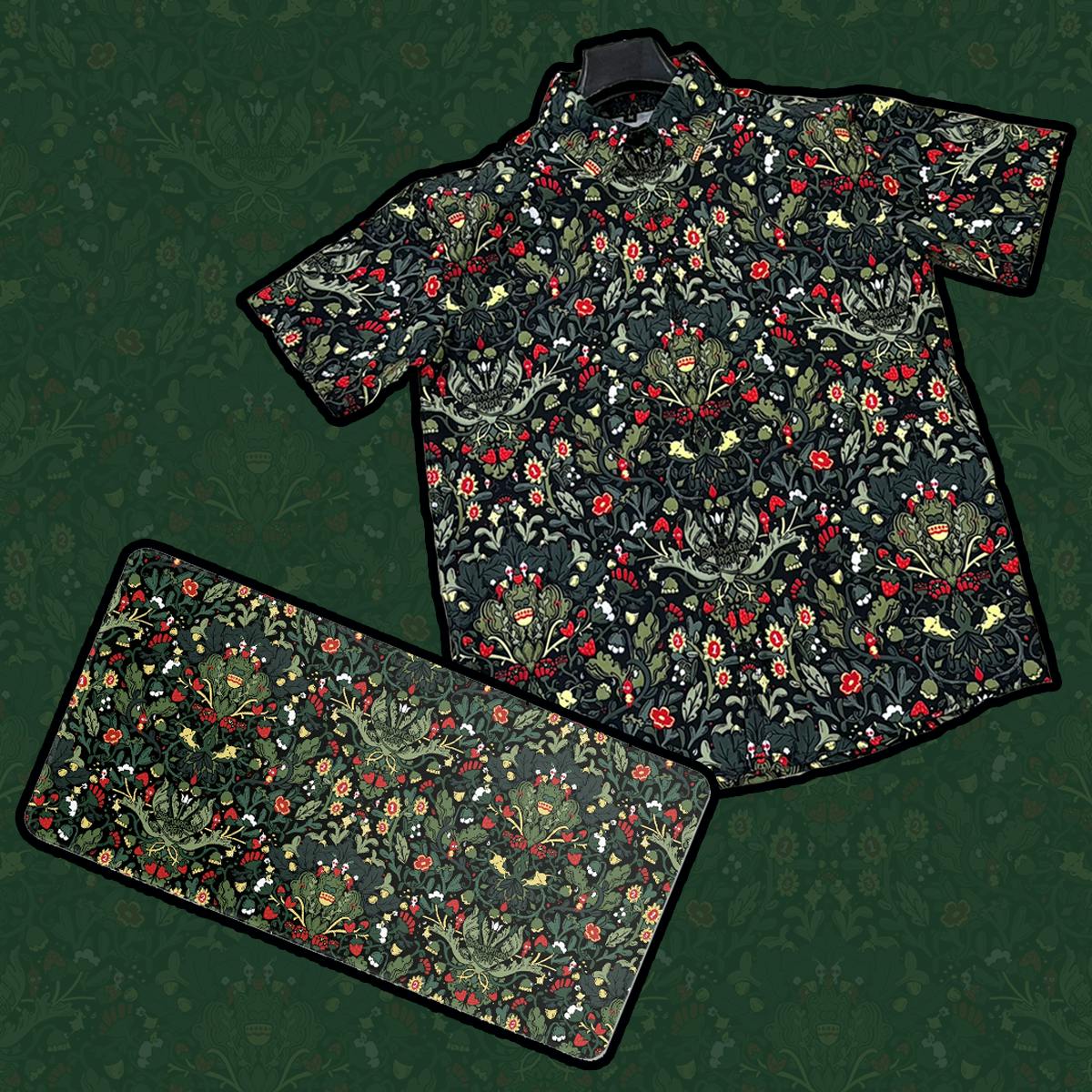 Button Up Shirt & Desk Mat COMBO! (Multi-Buy Discount!)