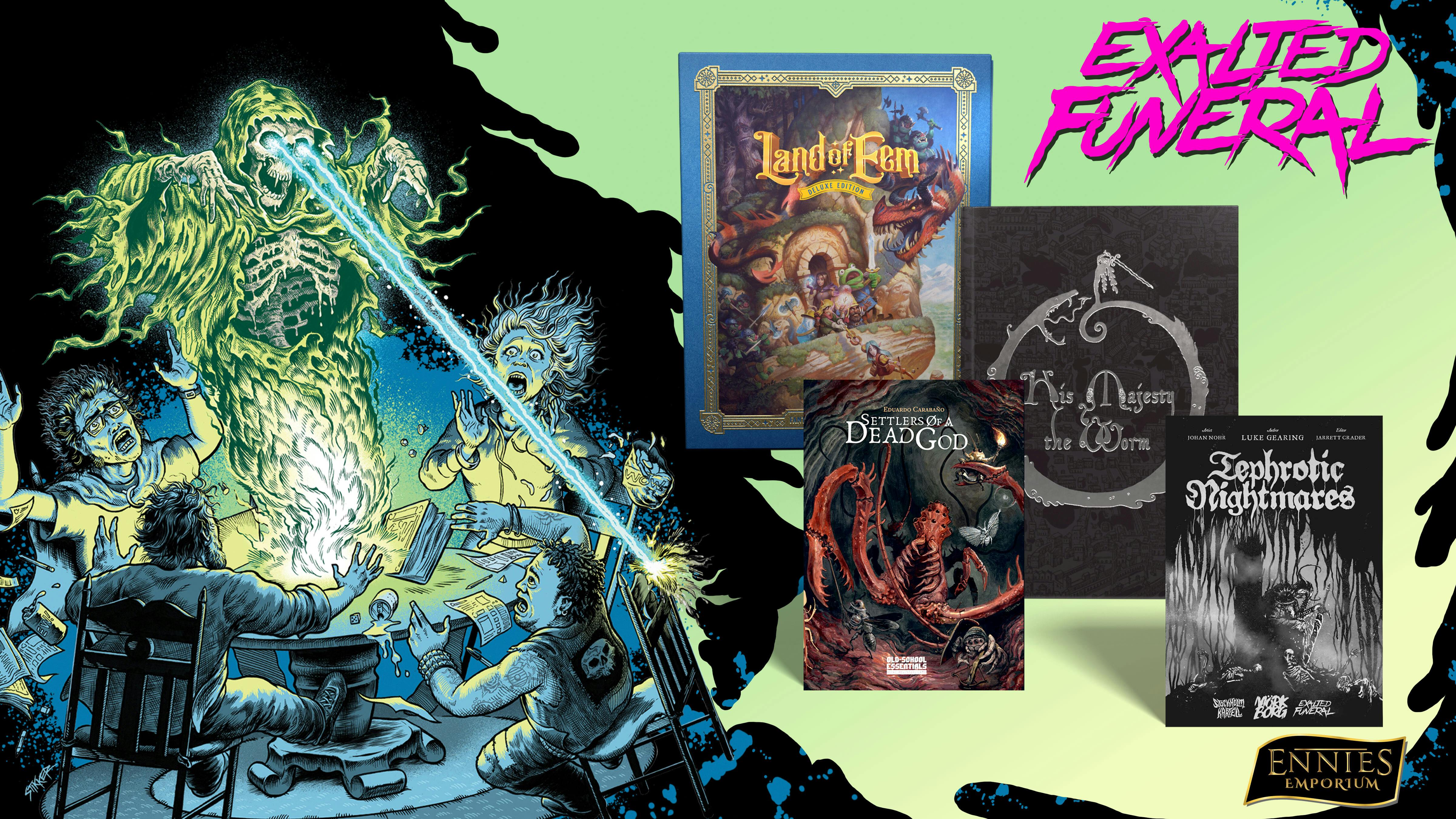 Exalted Funeral 2025 ENNIES Awards Winners and Nominees!