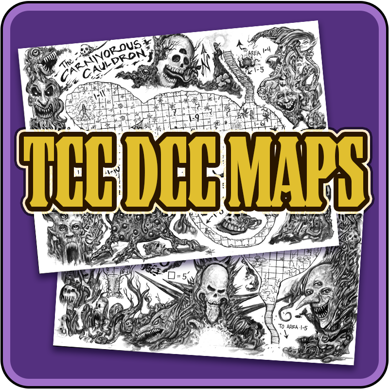 The Carnivorous Cauldron Map Pack (DCC RPG)