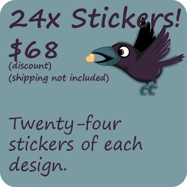24 sticker packs