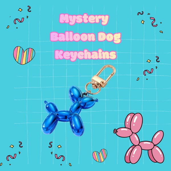 Balloon Dog Keychain