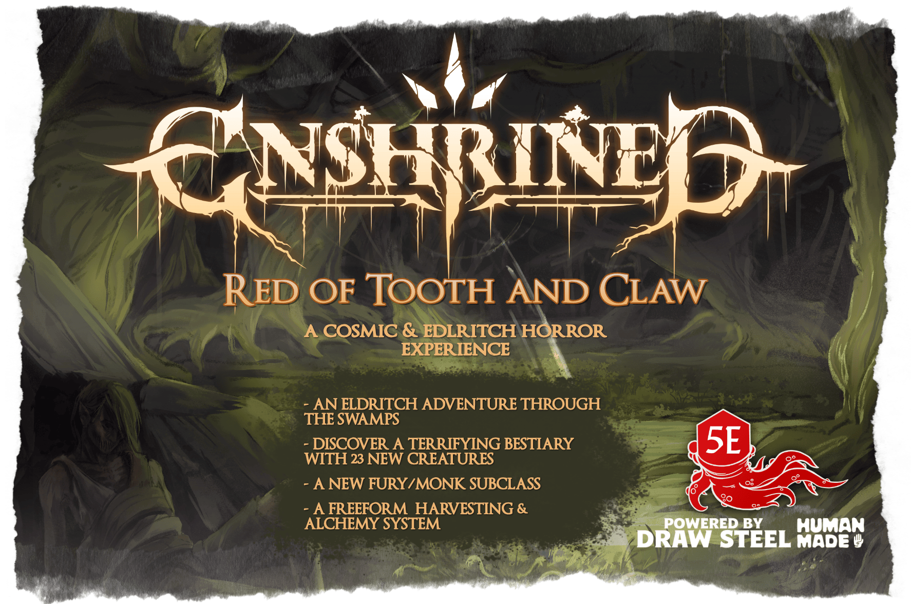 Couverture de Enshrined: Red of Tooth and Claw