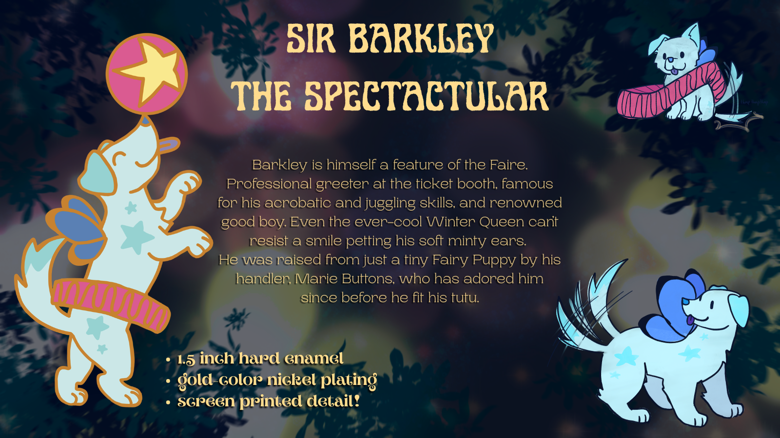 We funded Sir Barkley!