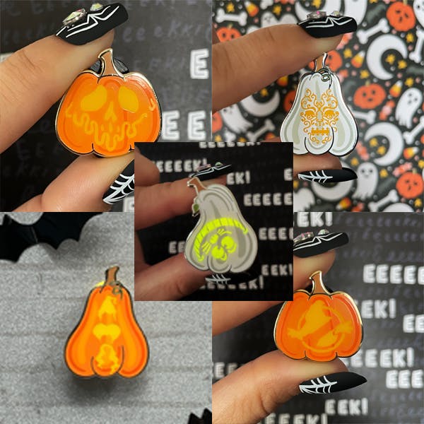 Pumpkin Patch Enamel Pin Bundle