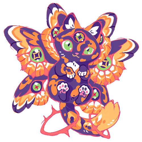Tortie Purrincipality Pin
