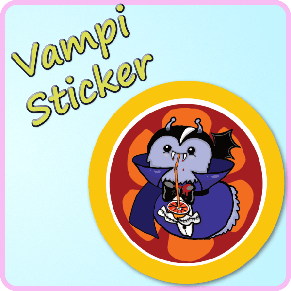 Vampi Sticker