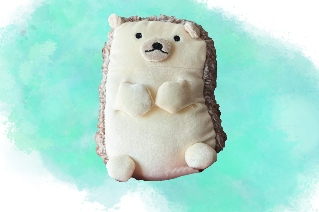 Small Hedgehog pocket plush bag