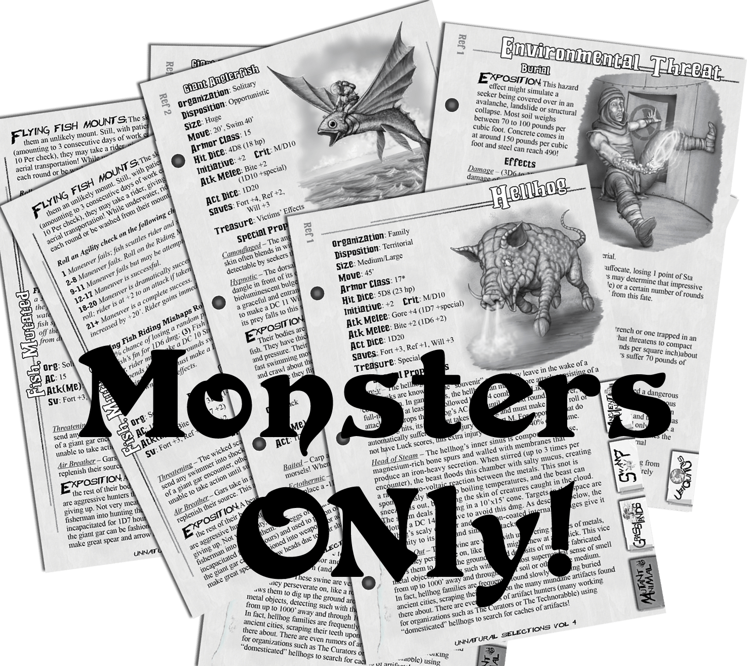 MONSTERS ONLY!