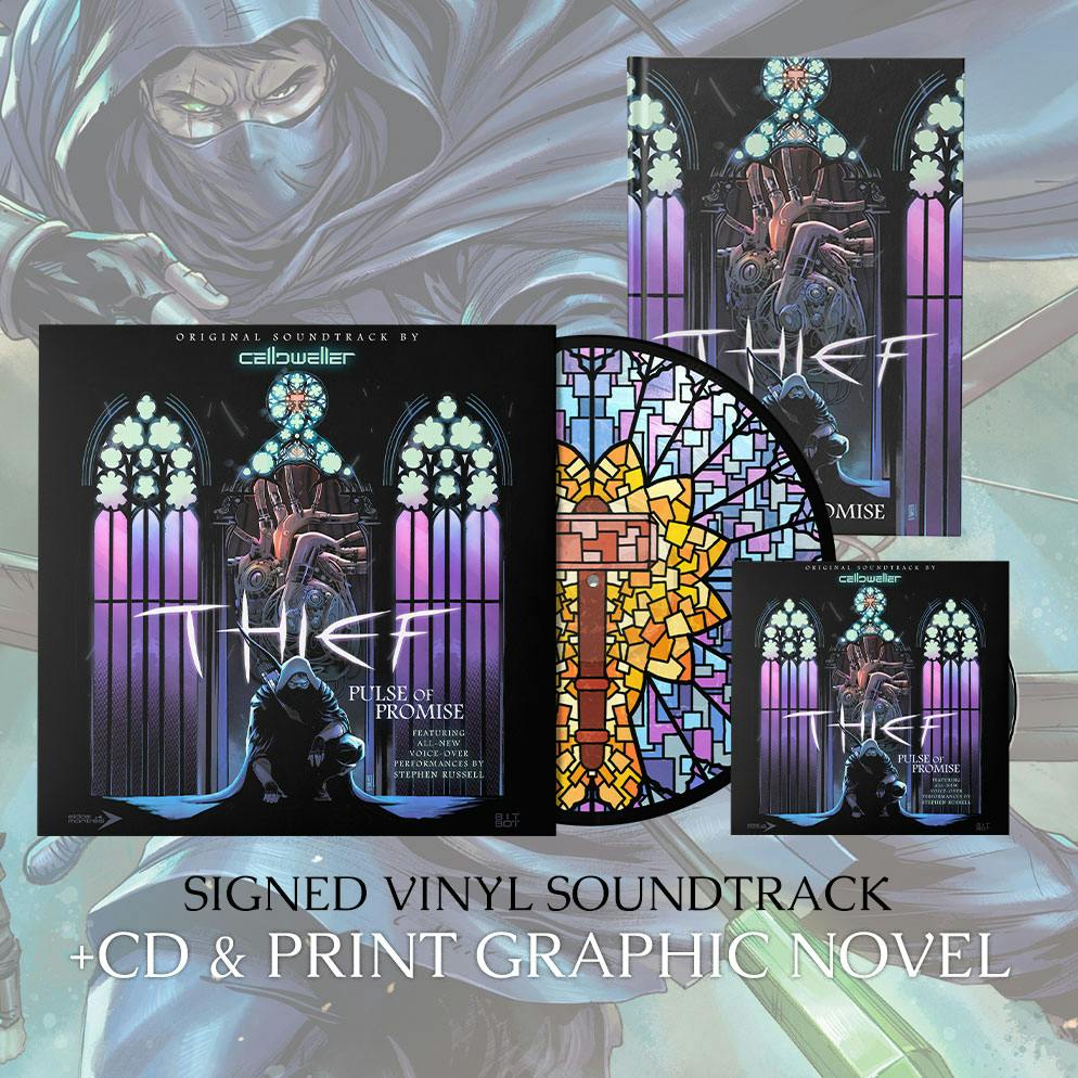 Signed Celldweller Picture Disc Vinyl/Standard Graphic Novel Collection + CD