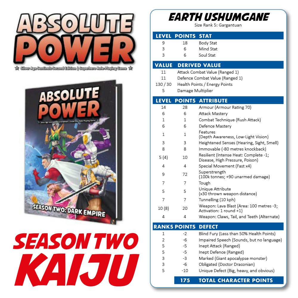 Absolute Power Superhero RPG: Seasons One and Two + Anthology Project ...
