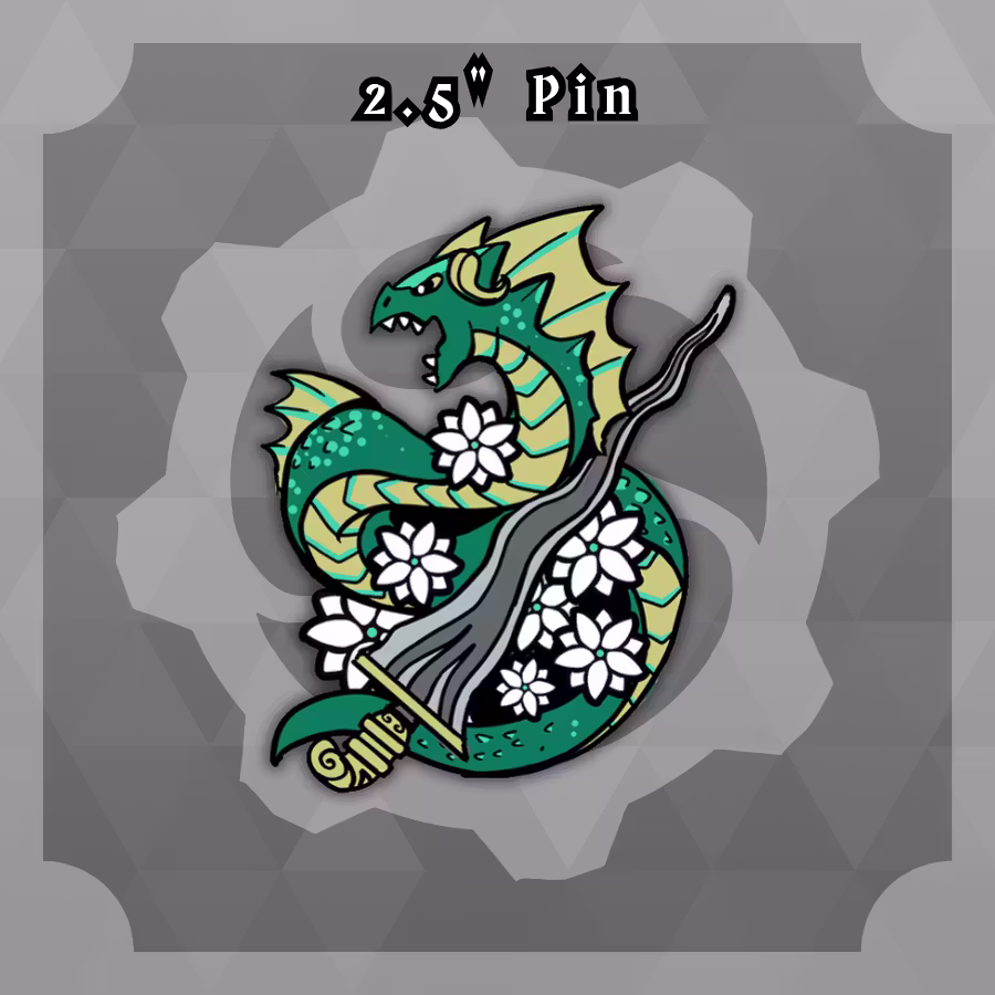 Blades Beasts and Blooms: 2.5in Philippines Pin