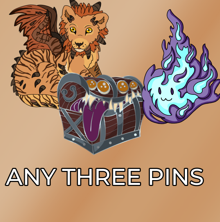 3 standard pins