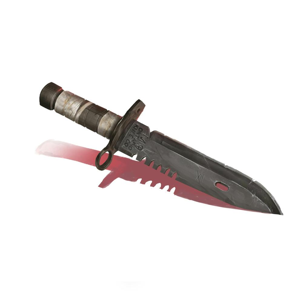 Knife, body armour, health pack