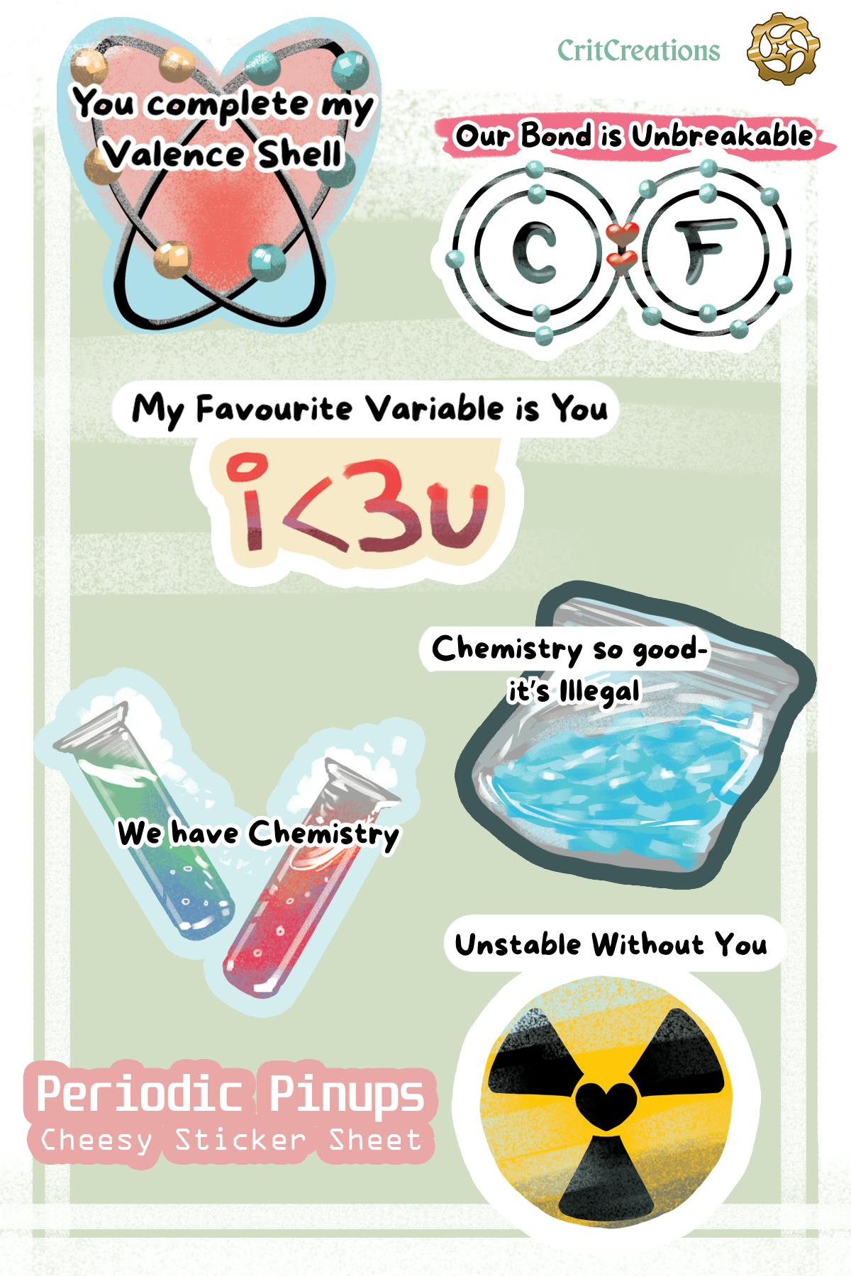 Stickersheet: Cheesy