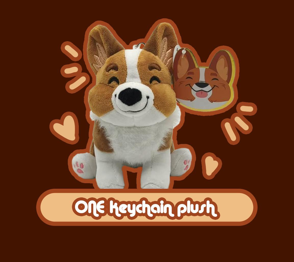One (1) Toby Keychain Plush