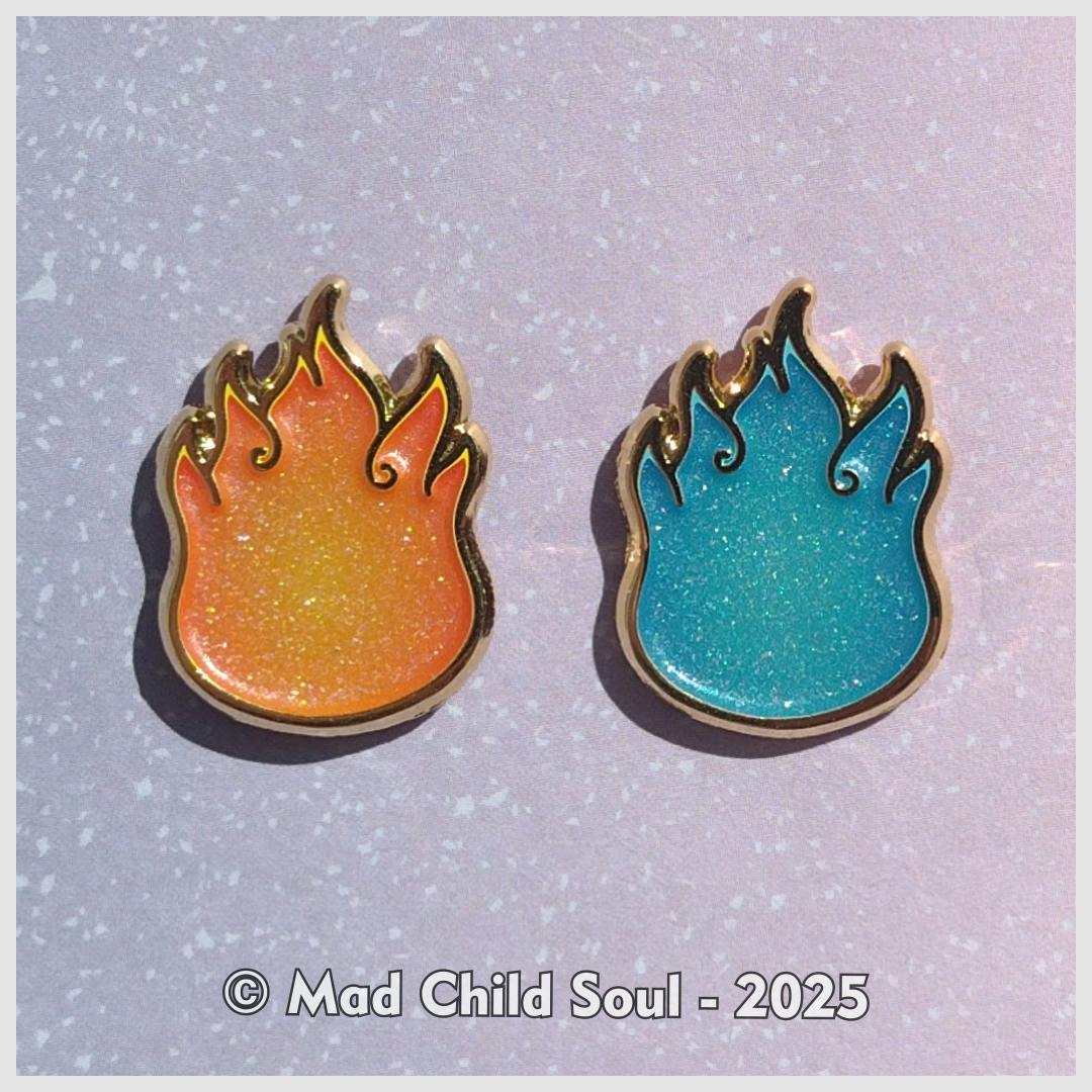 2x MINI PIN : Duo Fire