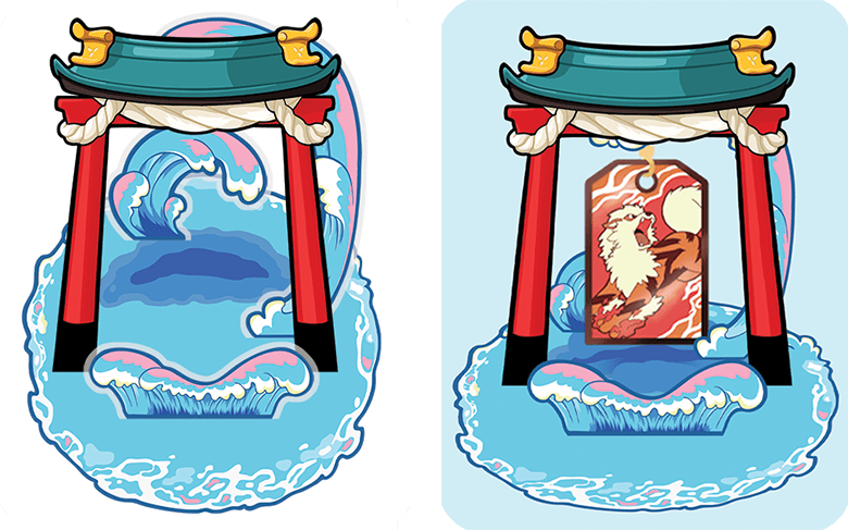 Mockup of the Water Shrine