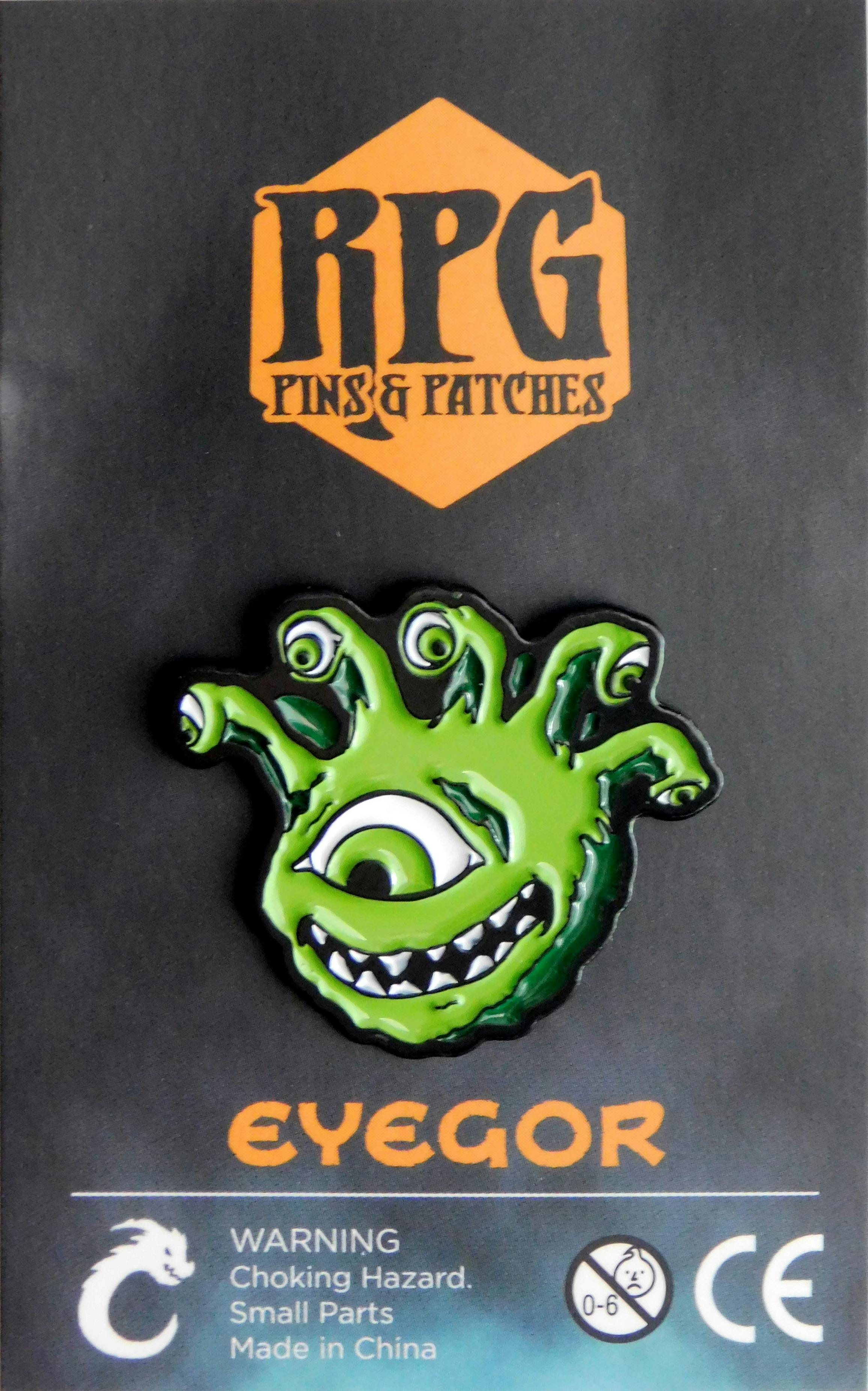 Eyegor – Green enamel pin