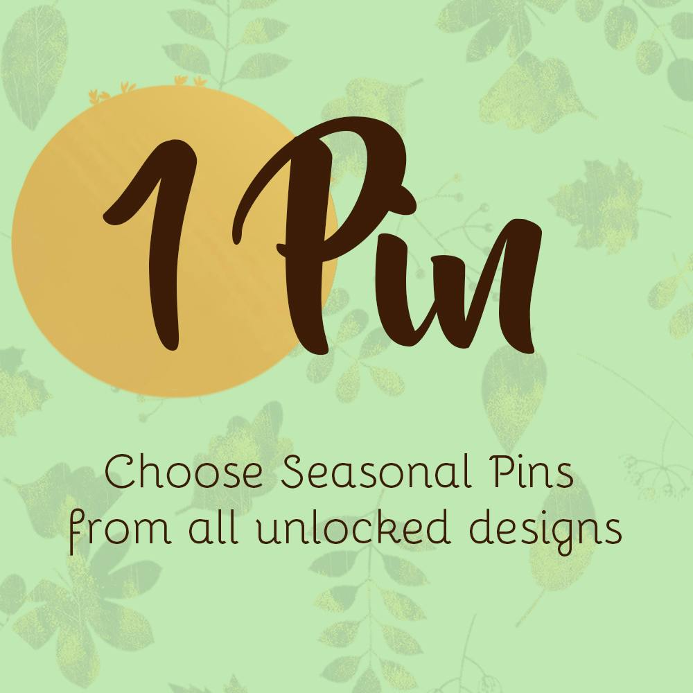 1x Season Enamel Pin