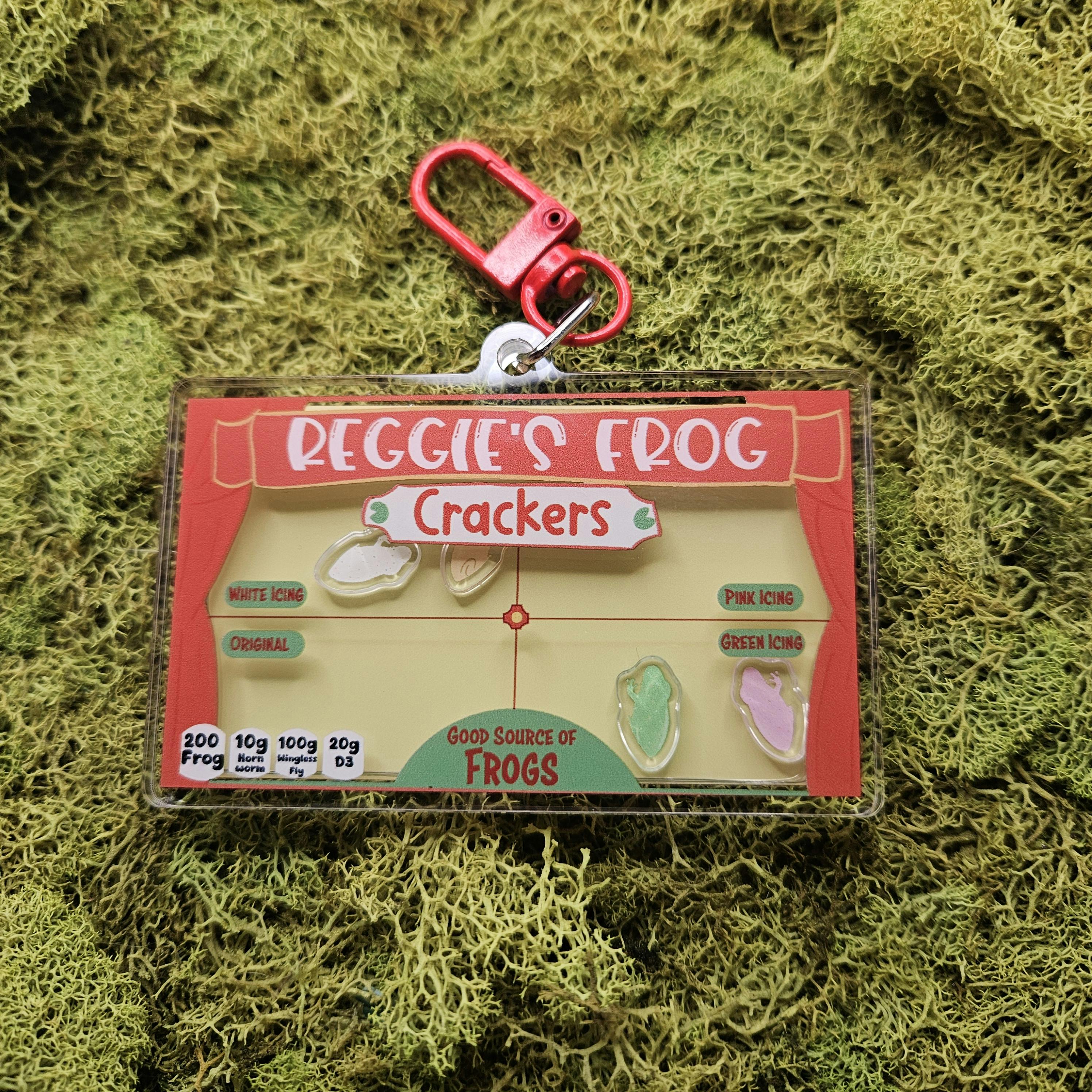 Circus Frog Cookie Shaker Keychain