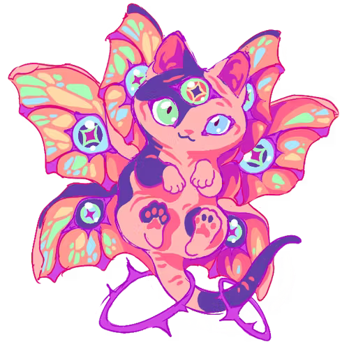 Naked Purrincipality Pin