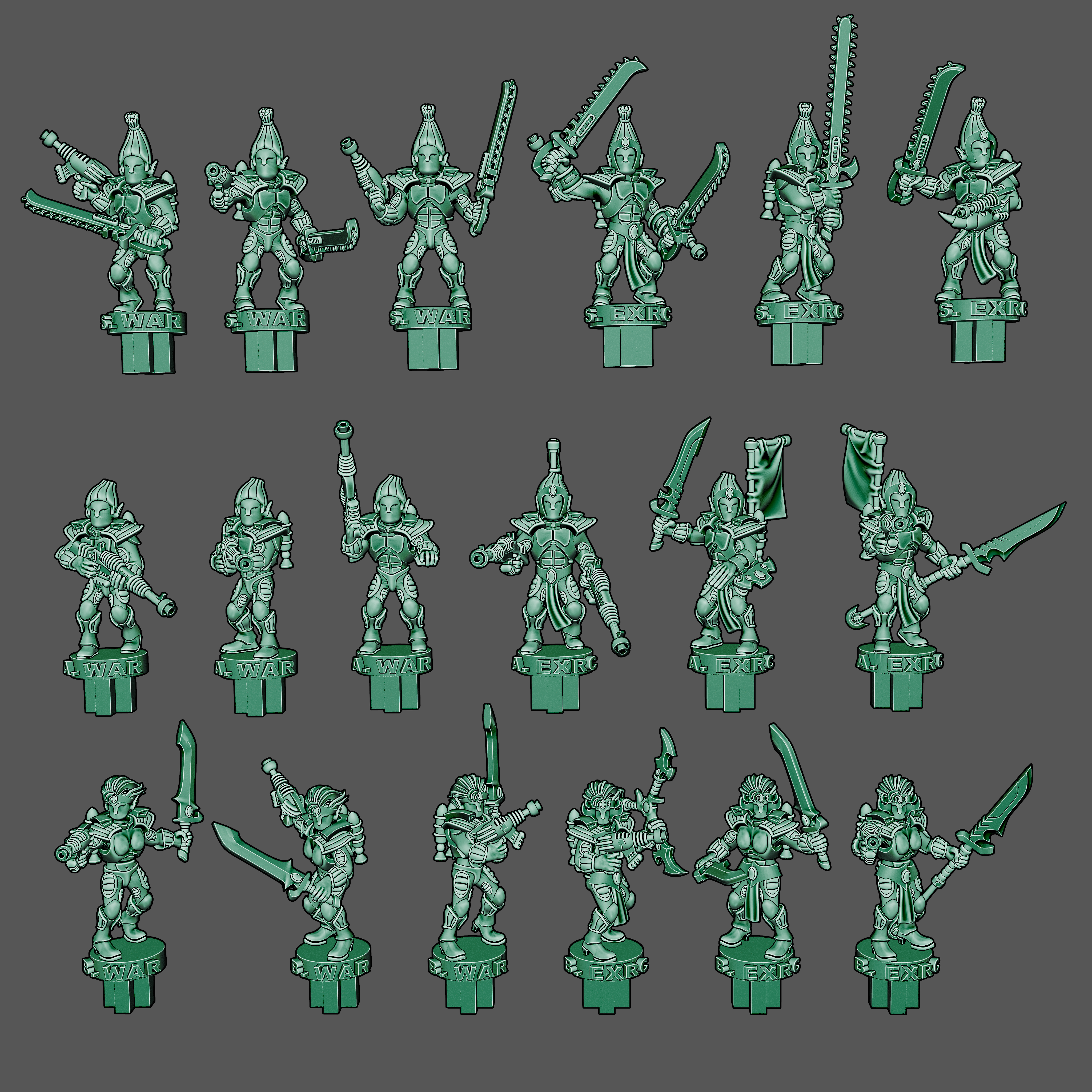  Digital Download of Space-Elf Path Warriors Port-O-Battle Team 