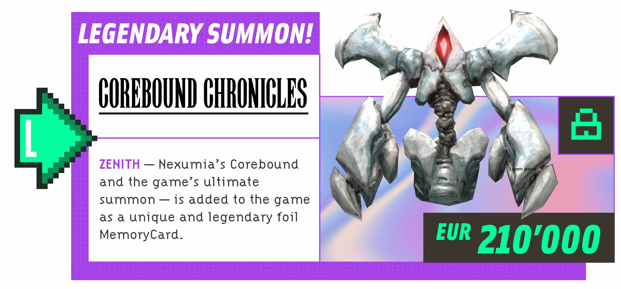Legendary Summon for Corebound Chronicles