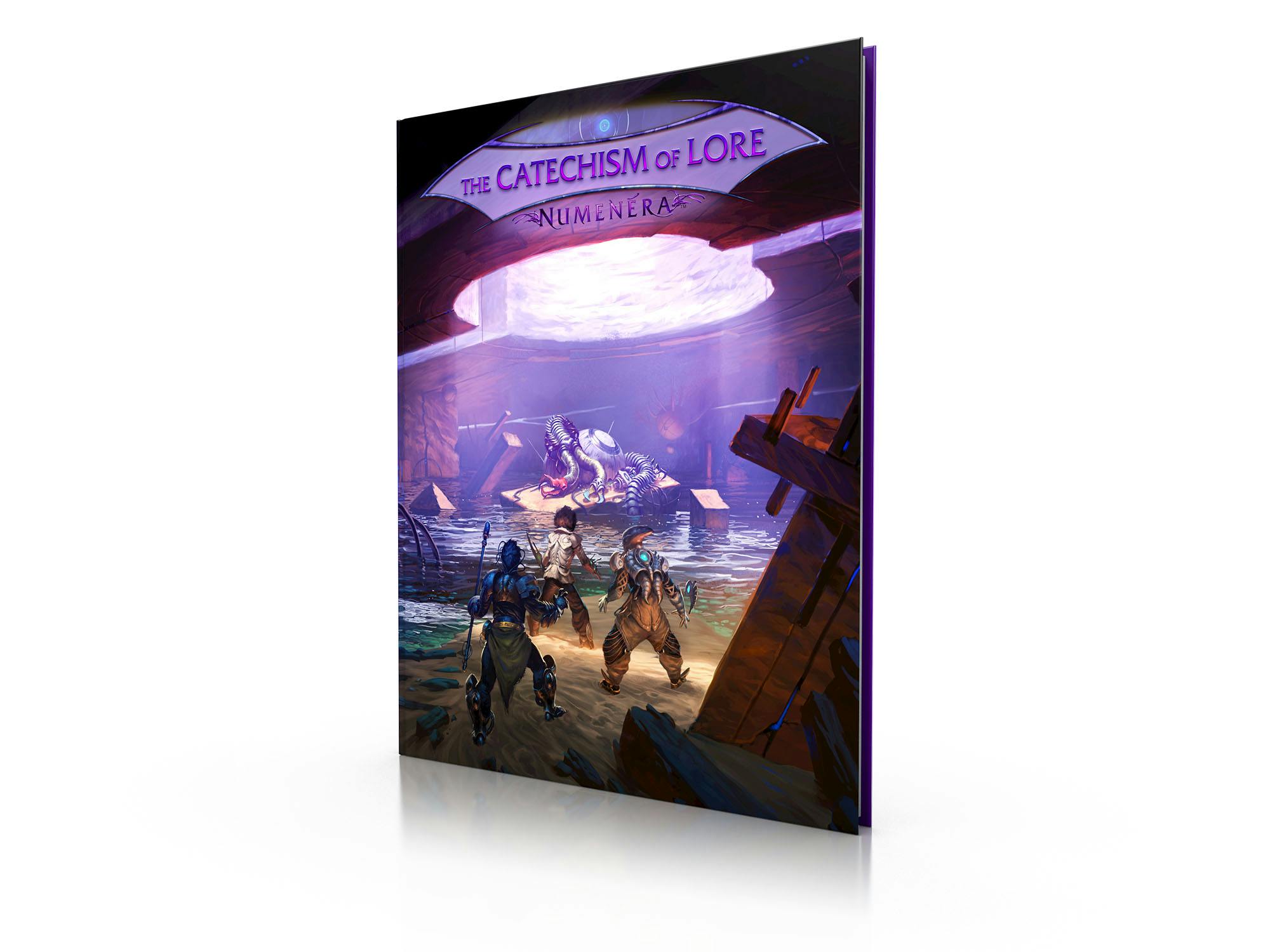 Mockup showing the hardcover book The Catechism of Lore.