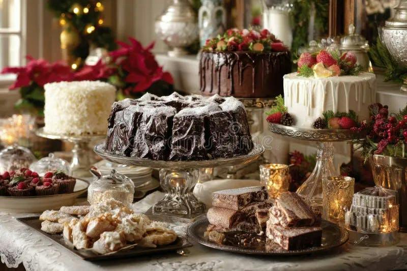 A bakeshop desserts party
