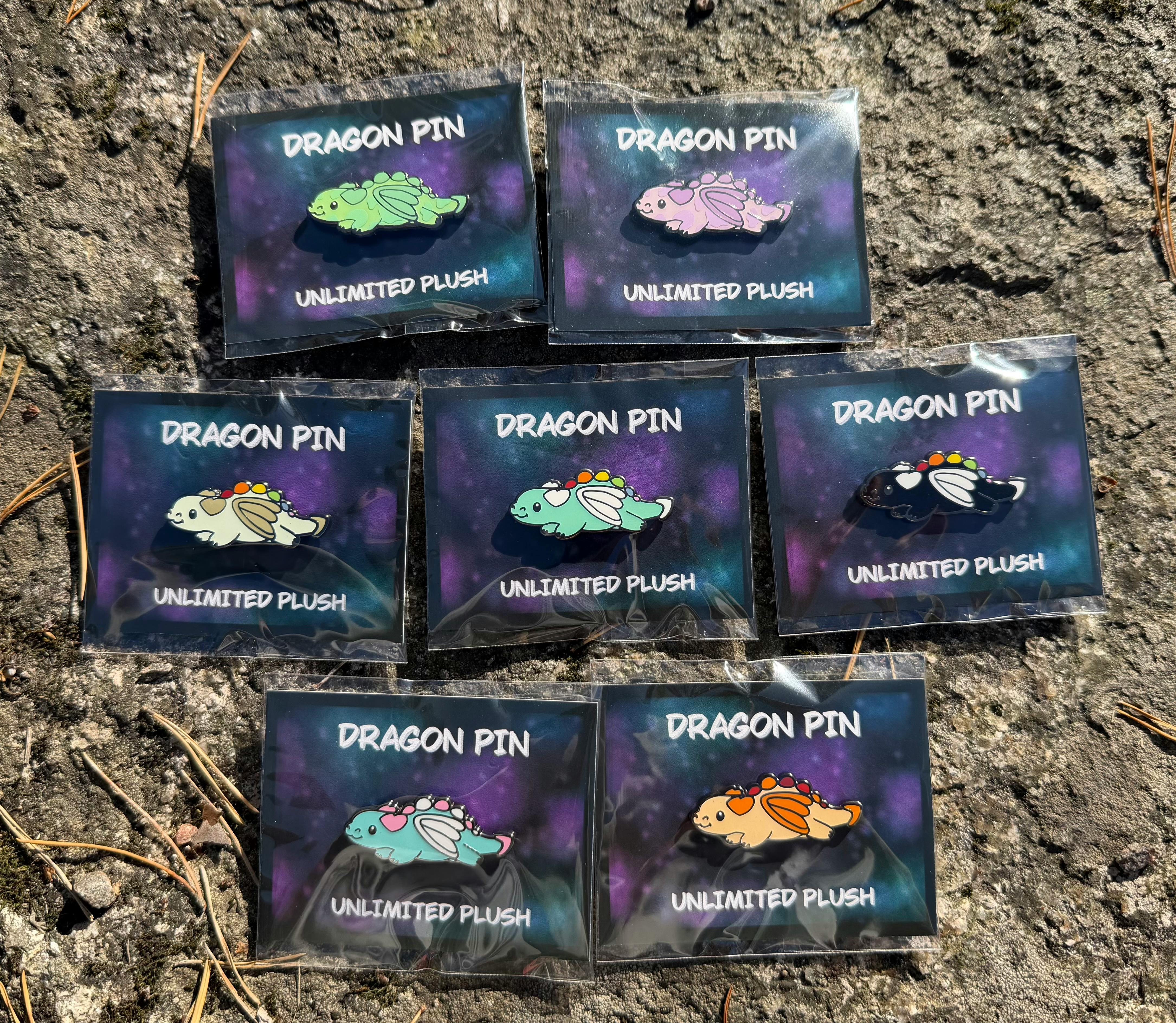 Dragon pins bundle 7pcs