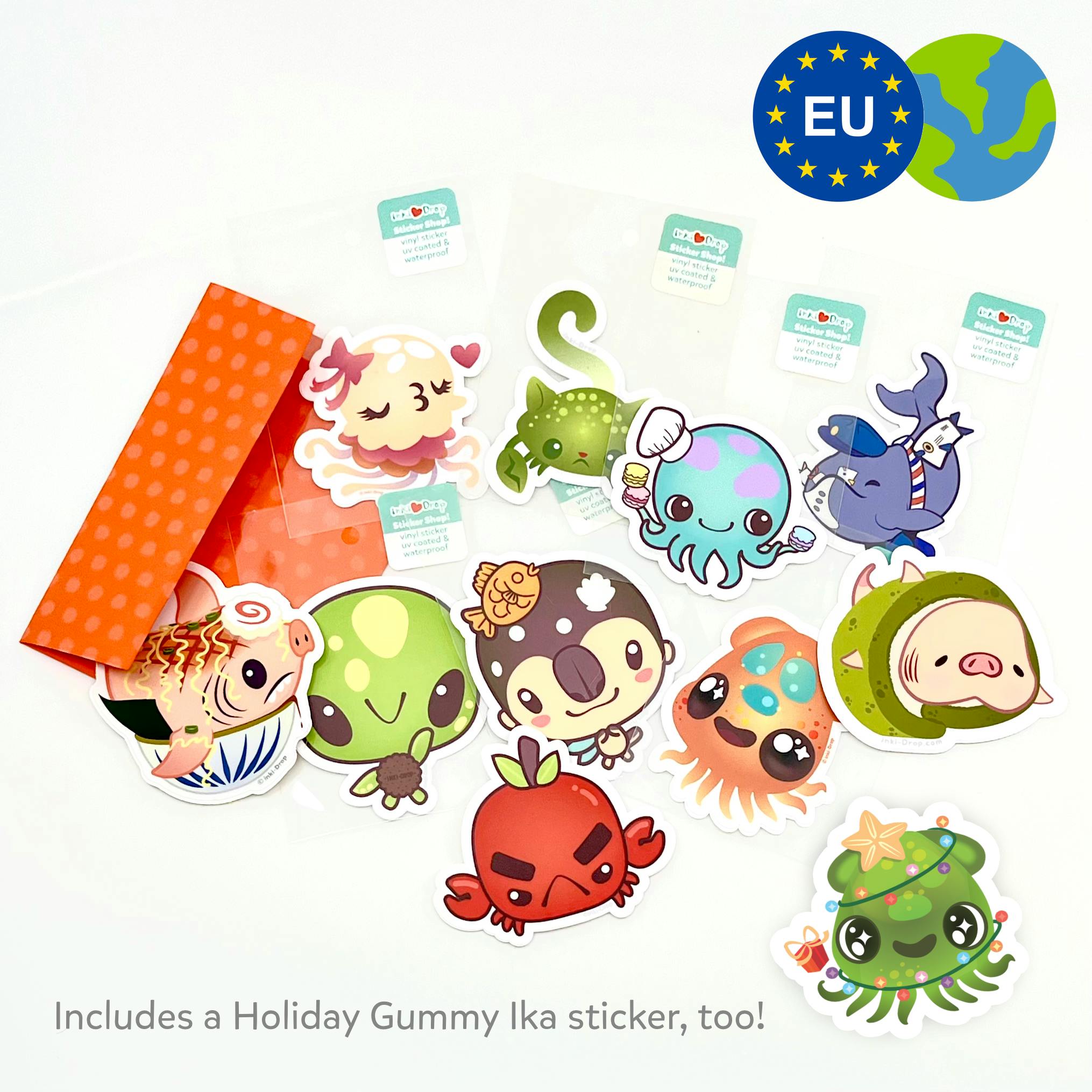 [EU&EE] Stocking Stuffer Sticker Pack