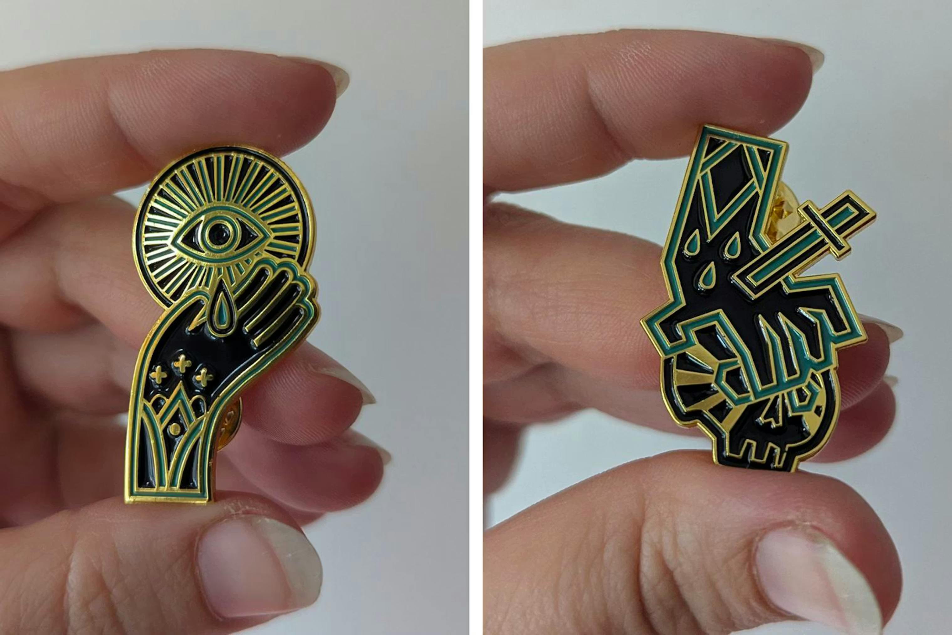 Arcana & Calamity - Magus enamel pin set