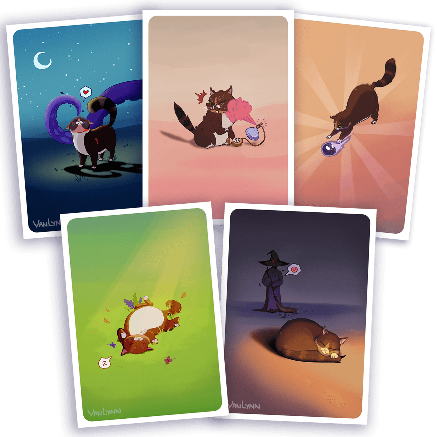 Set of 5 Art Prints