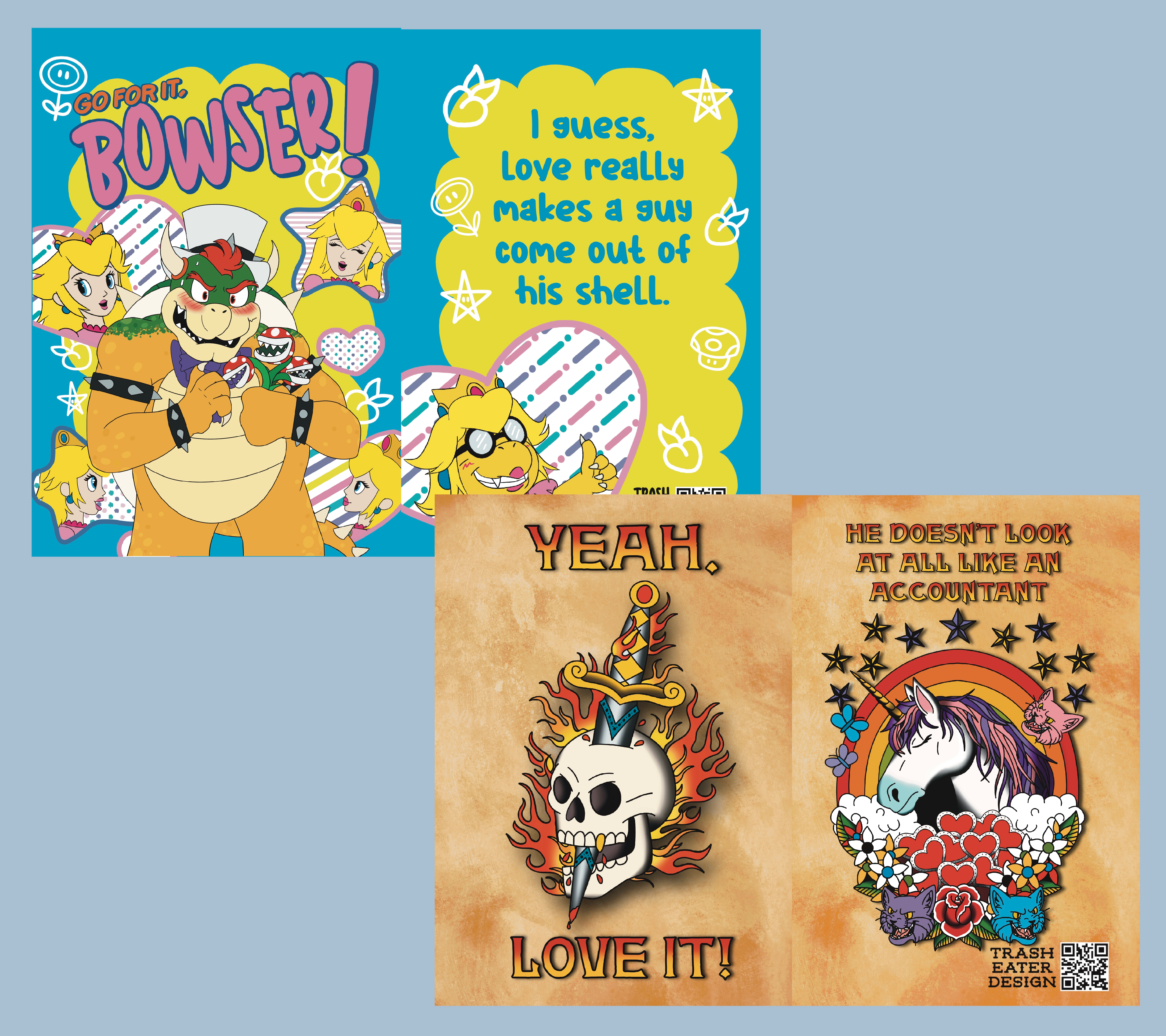 A5 Bowser Reusable Sticker Book