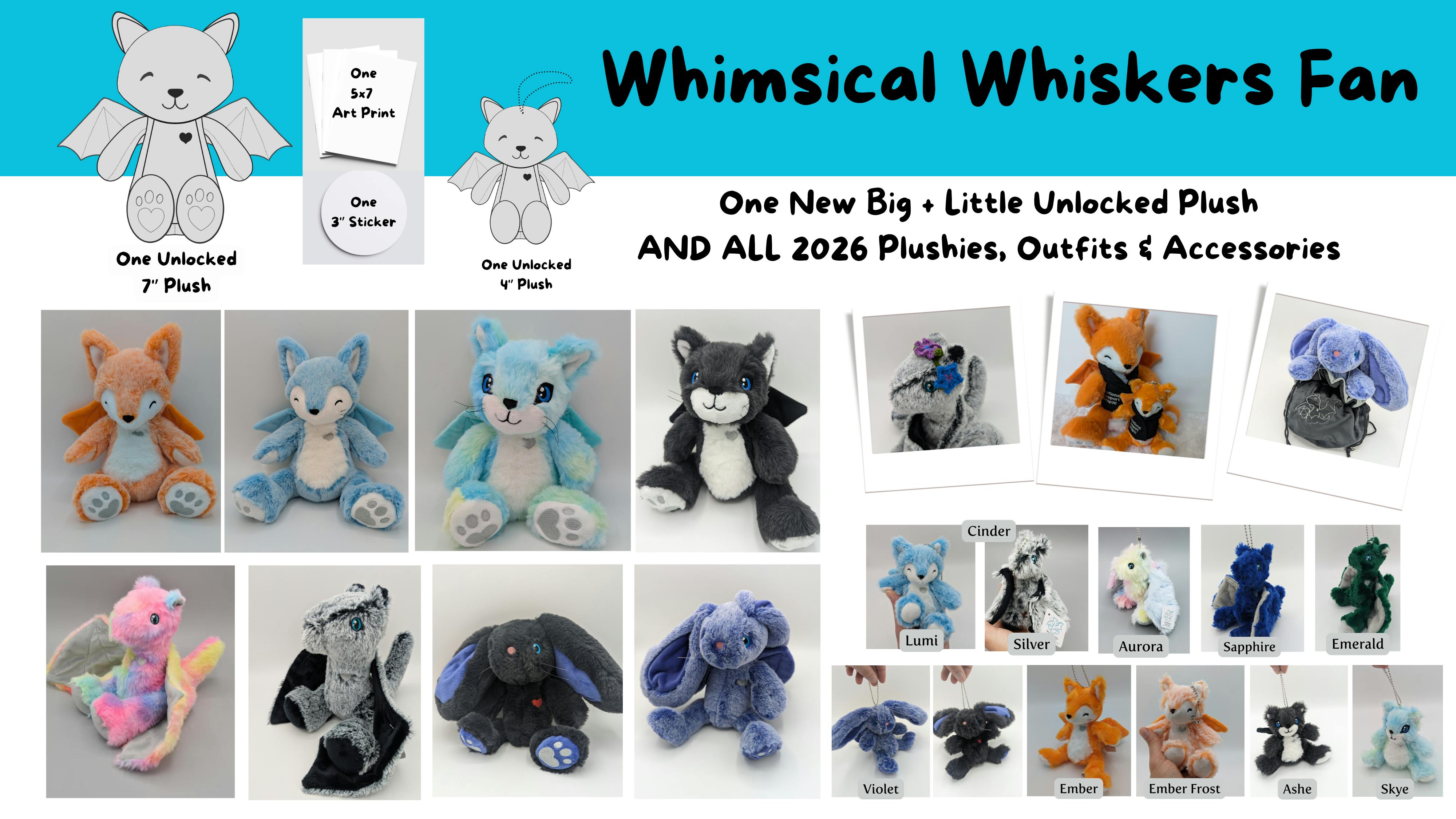 Whimsical Whiskers Fan