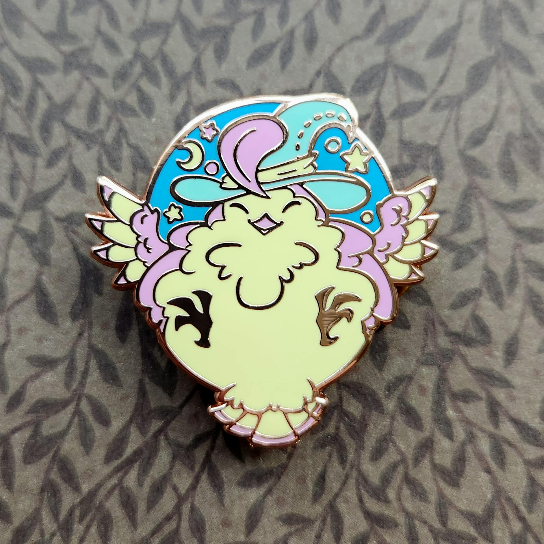 Feathered Fortune Pin