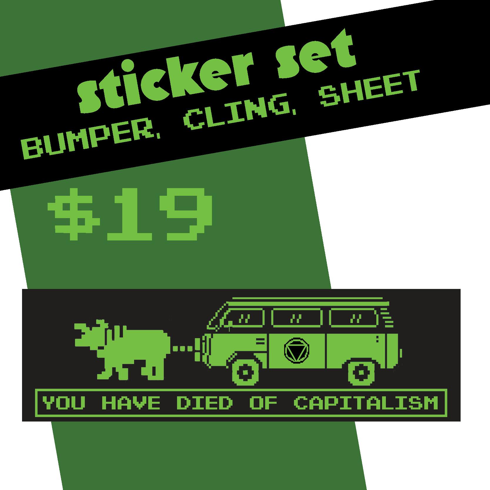 Portland, Oregon Trail Sticker Set