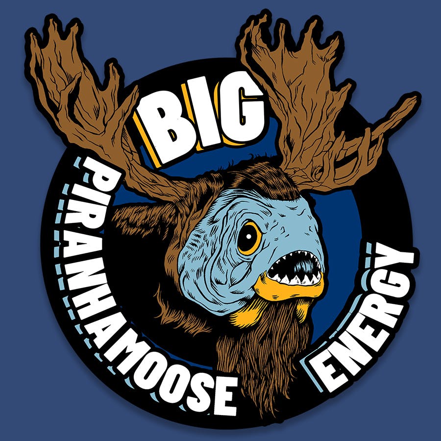 A LA CARTE PIN: Big Piranhamoose Energy