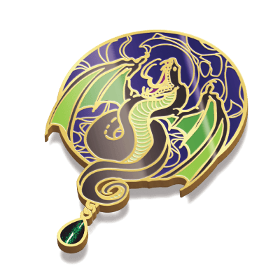 Blood of the Malefic Viper - Premium Enamel Pin with Jewel