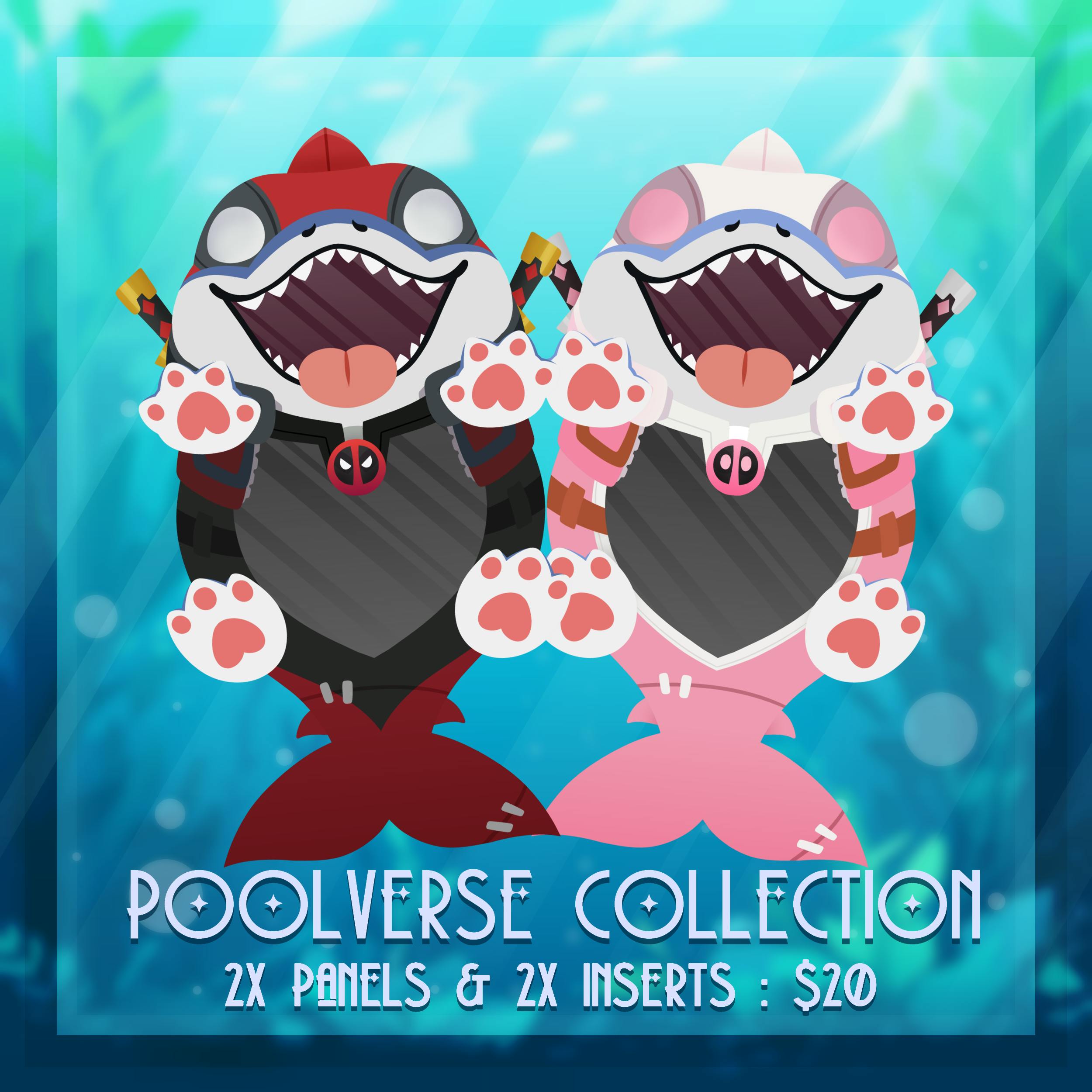 ❤️ [BUNDLE] 💥 Poolverse Collection ; 2 Panels & Inserts ! 🩷
