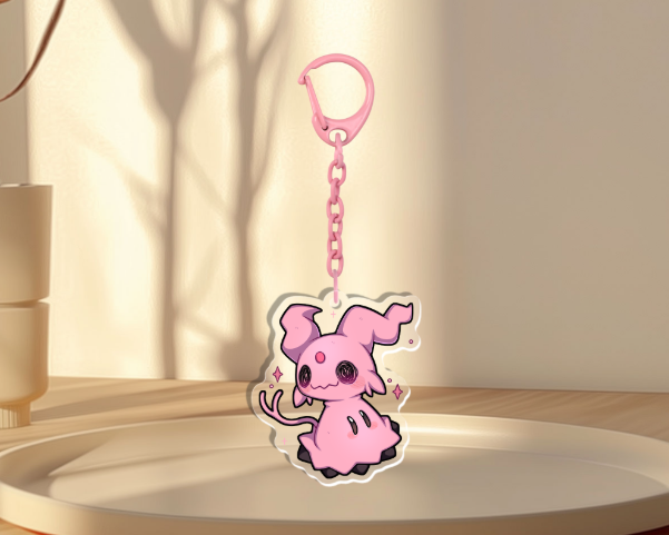 Espeon Mimikyu Acrylic Keychain