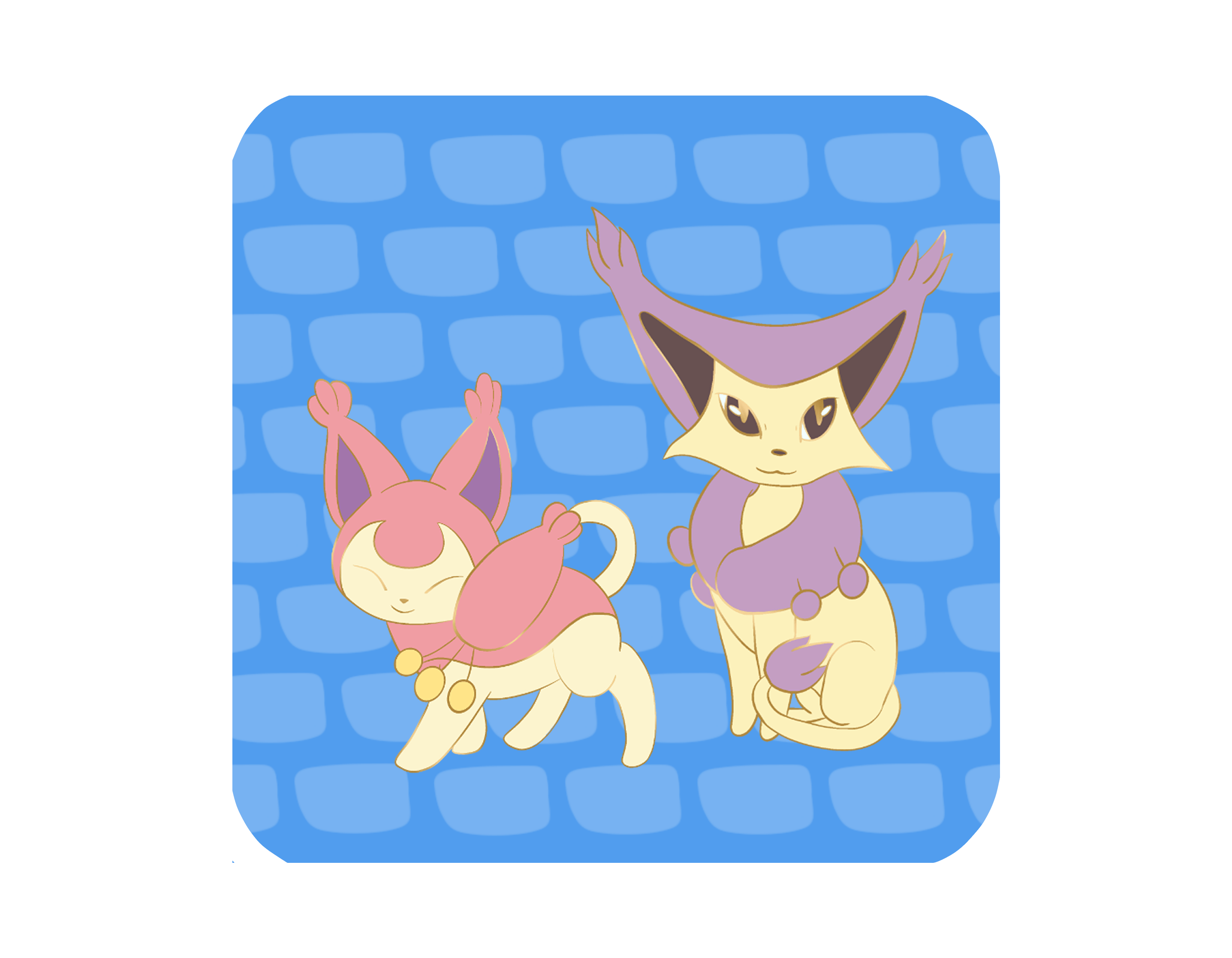 Skitty and Delcatty