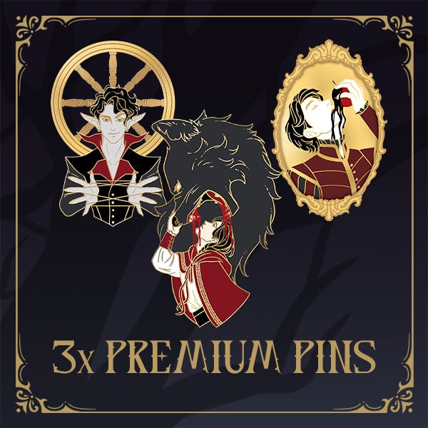 3 Premium Pins