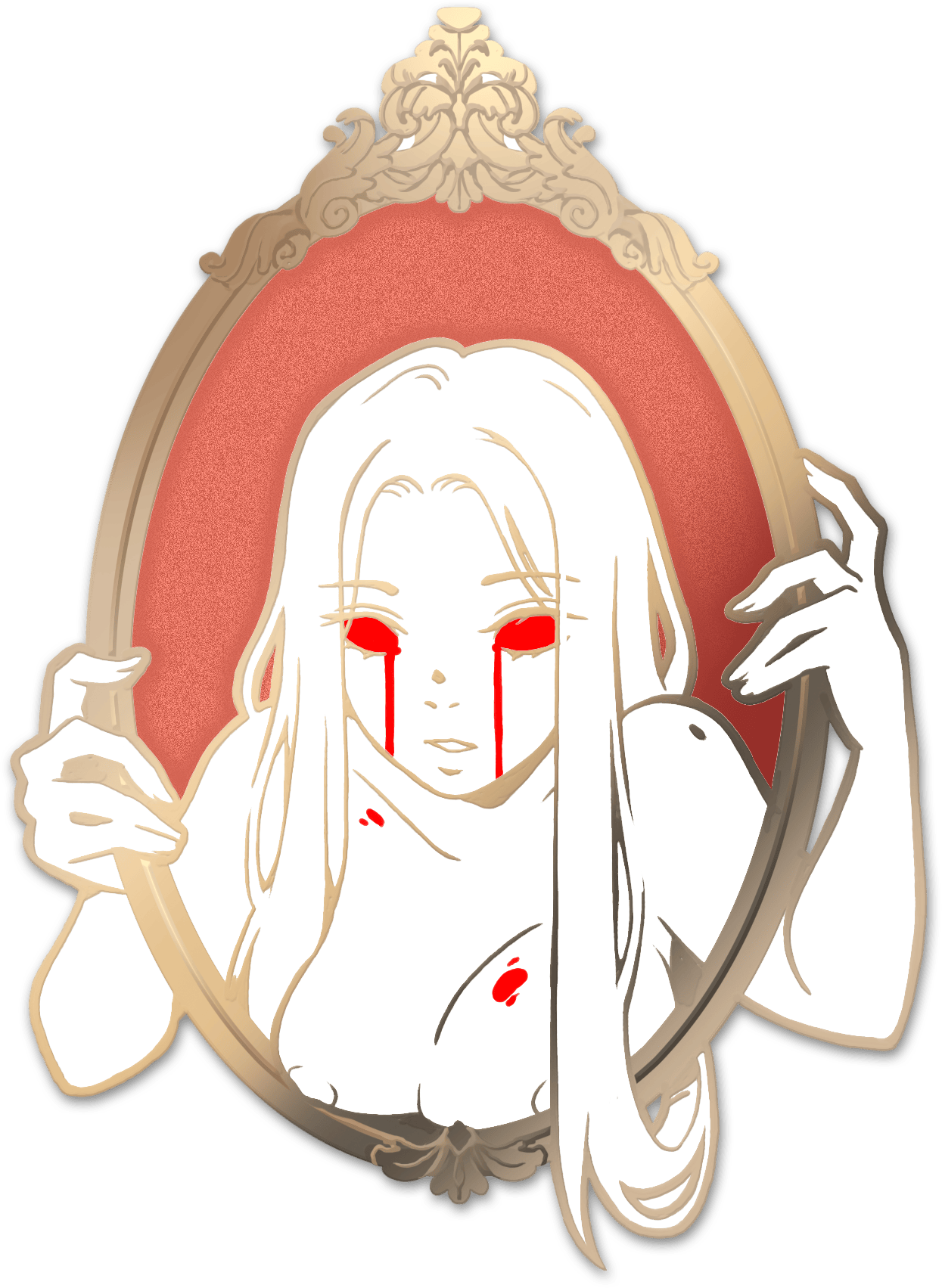 bloody mary enamel pin