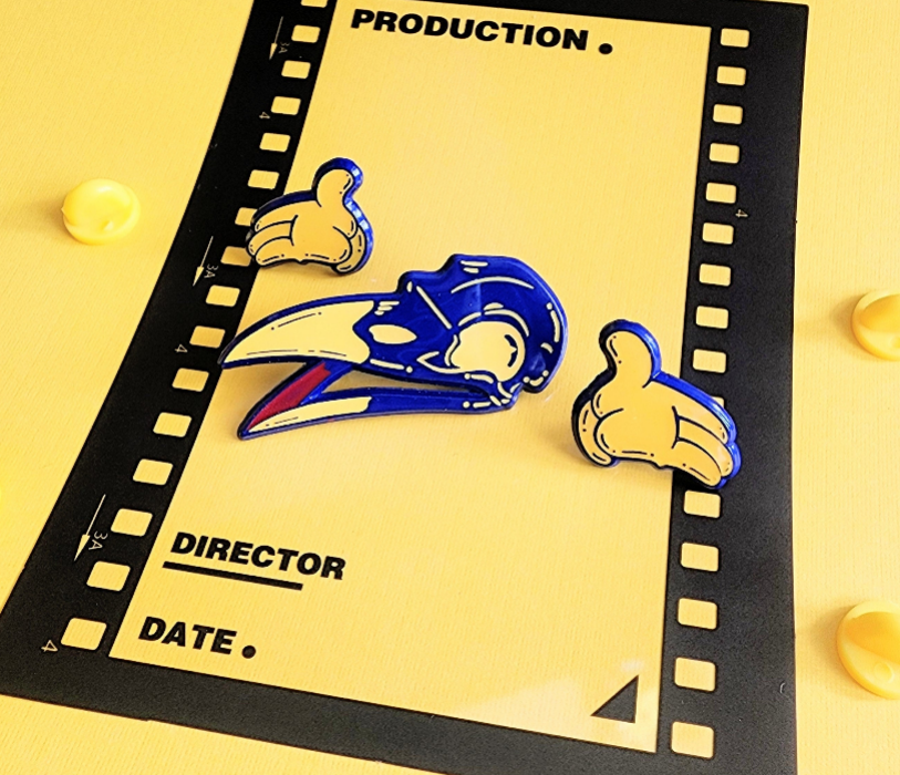 Old Timey Friends: So it Goes The Crow | Soft Enamel Epoxy Pin