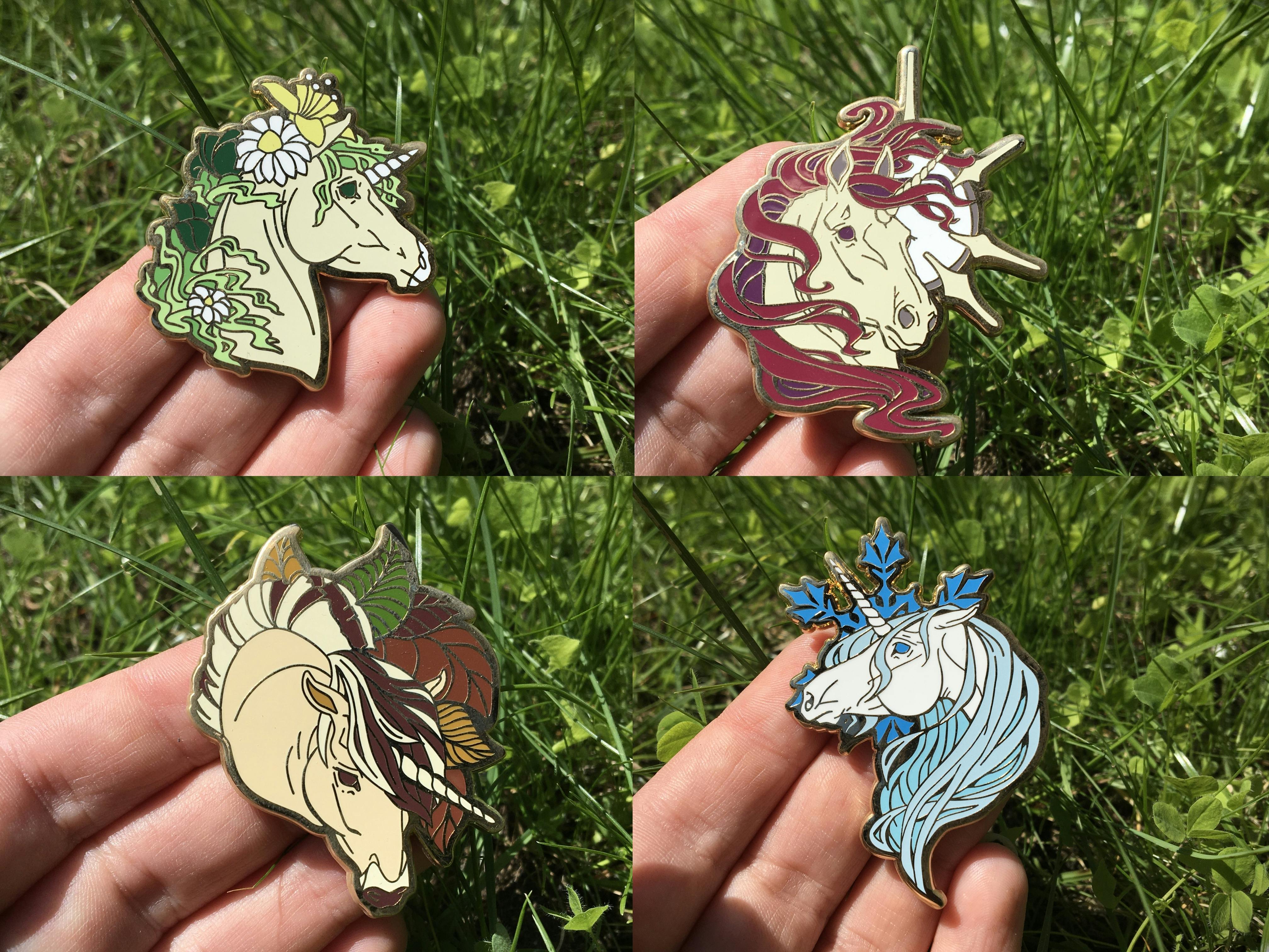 4 Unicorn pins (Save €13,-)