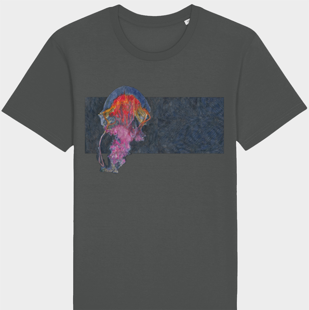 Unlock the Mauve Stinger Tangle Tee t-shirt design!